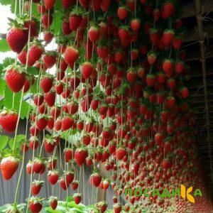 Клубника ампельная Анастасия купить по цене от 370р. в интернет-магазине «Посадика» с доставкой почтой в в Уренье и по всей России – [изображение №1].